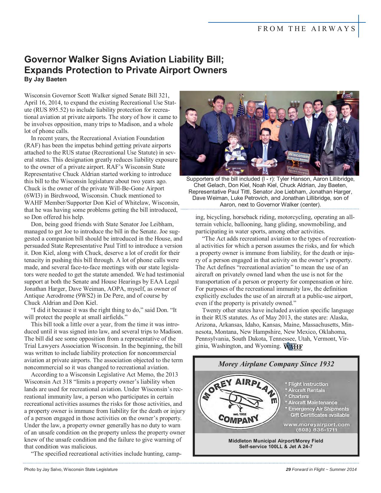 Forward in Flight - Summer 2014 -  Page31