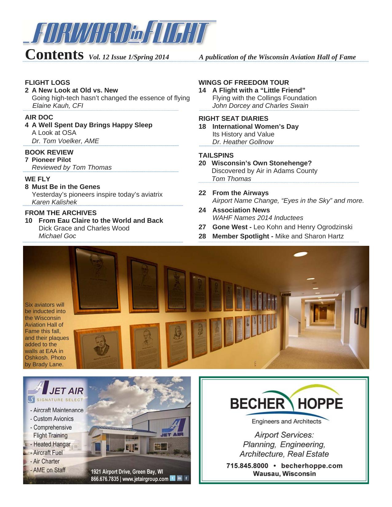 Forward in Flight - Spring 2014 -  Page2