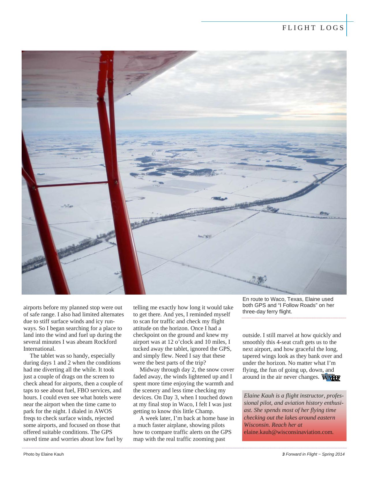 Forward in Flight - Spring 2014 -  Page5