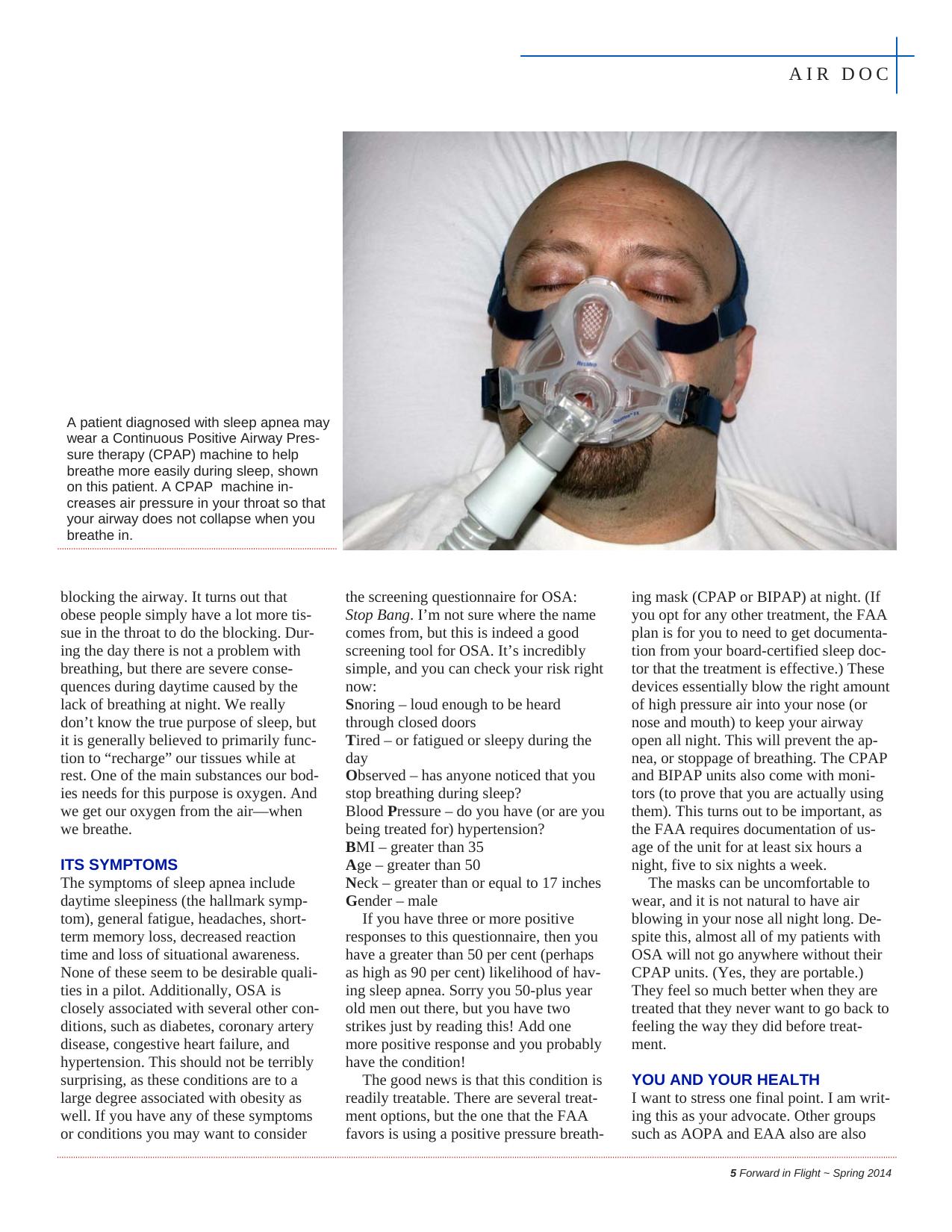 Forward in Flight - Spring 2014 -  Page7