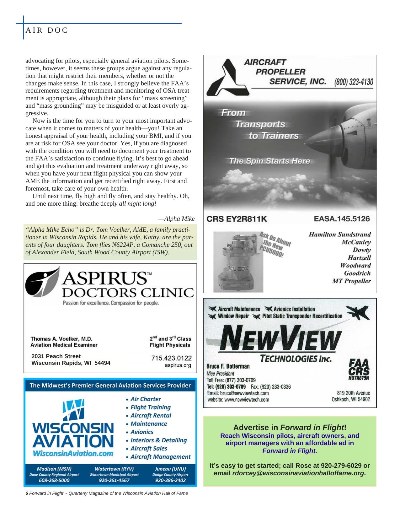 Forward in Flight - Spring 2014 -  Page8