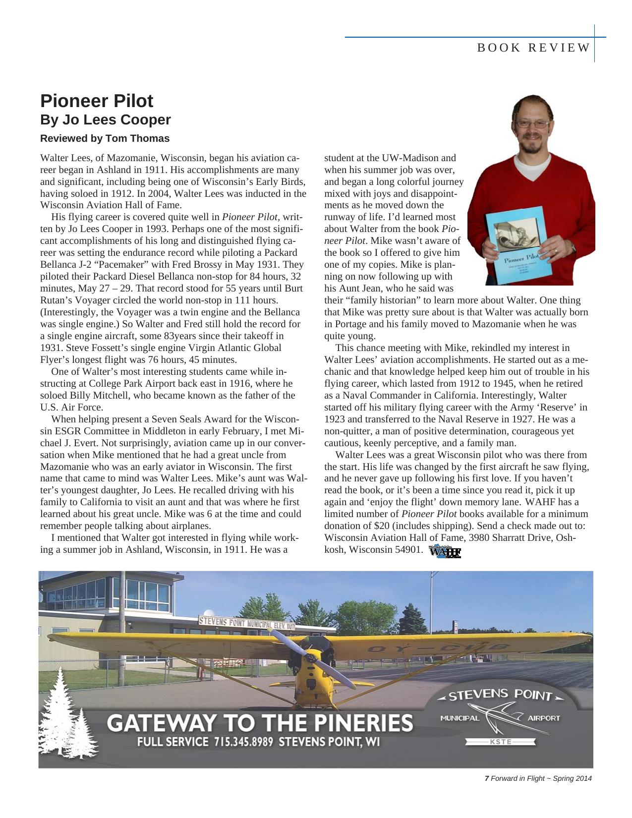 Forward in Flight - Spring 2014 -  Page9
