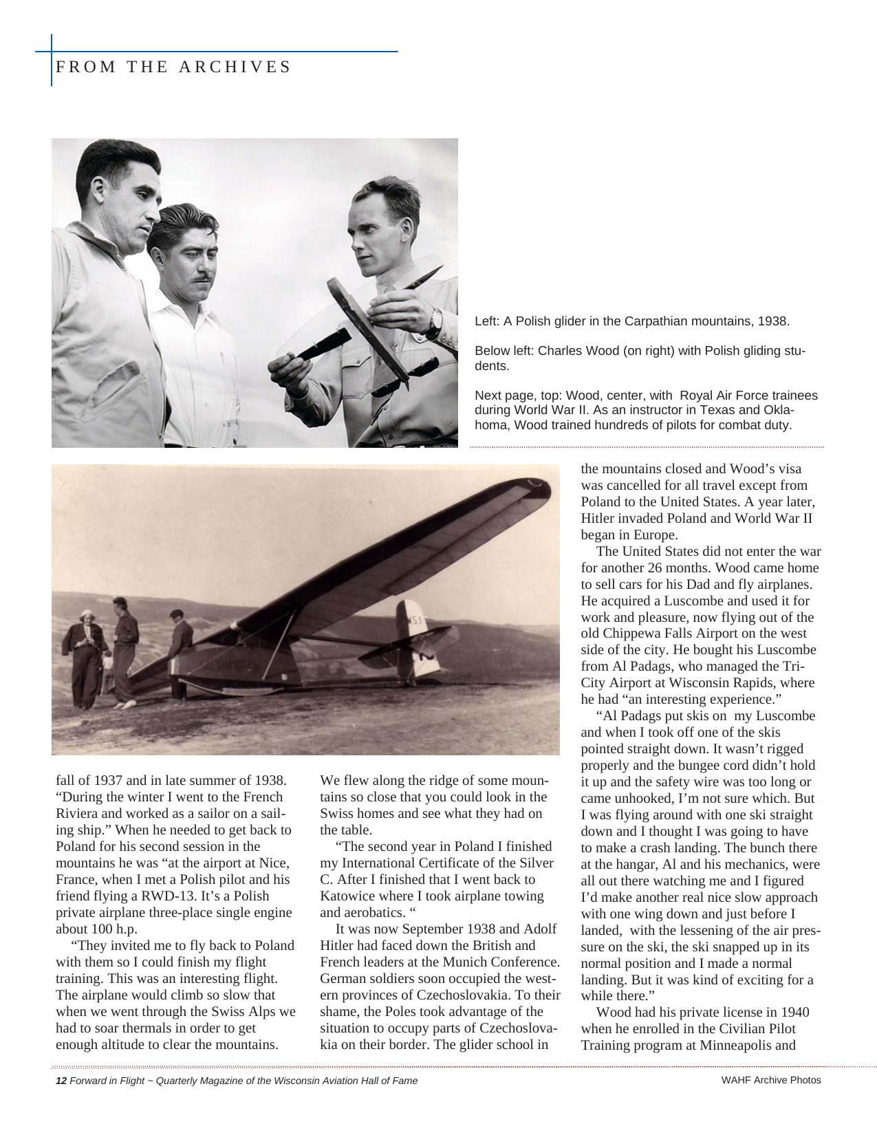 Forward in Flight - Spring 2014 -  Page14