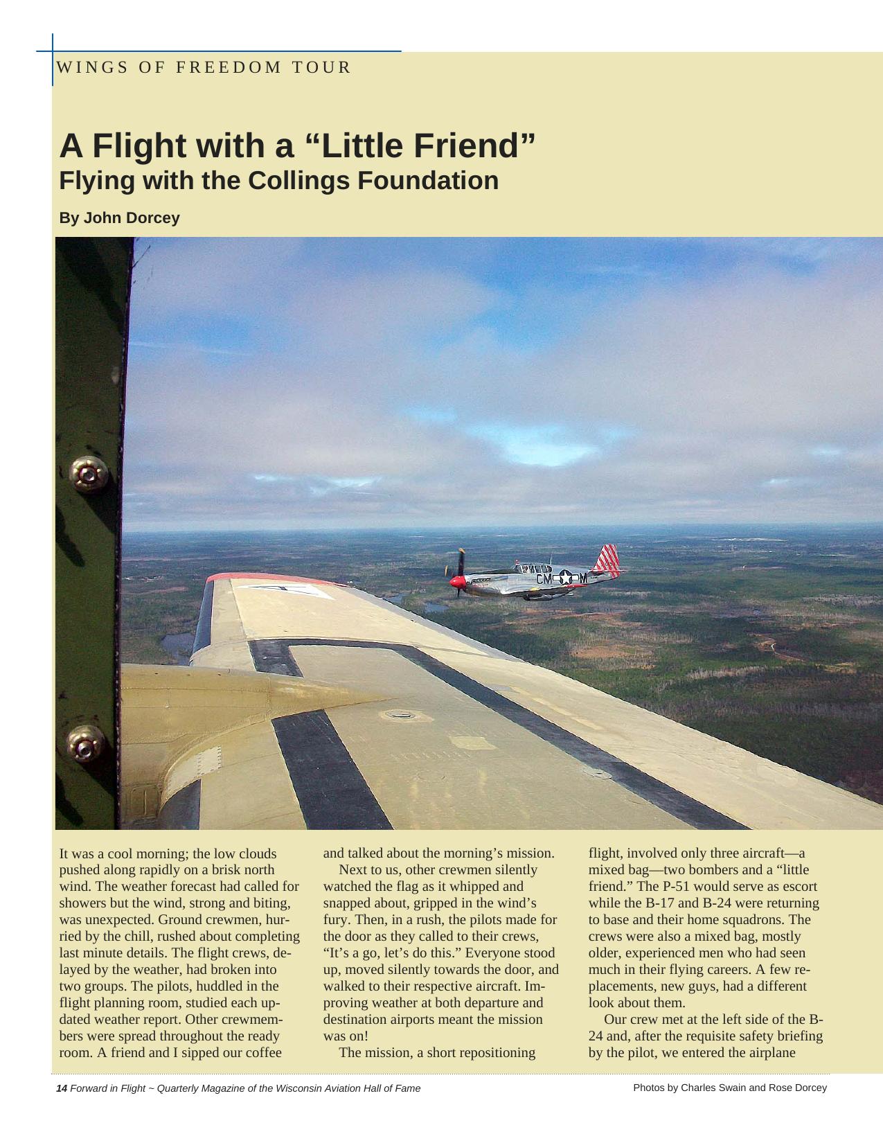 Forward in Flight - Spring 2014 -  Page16