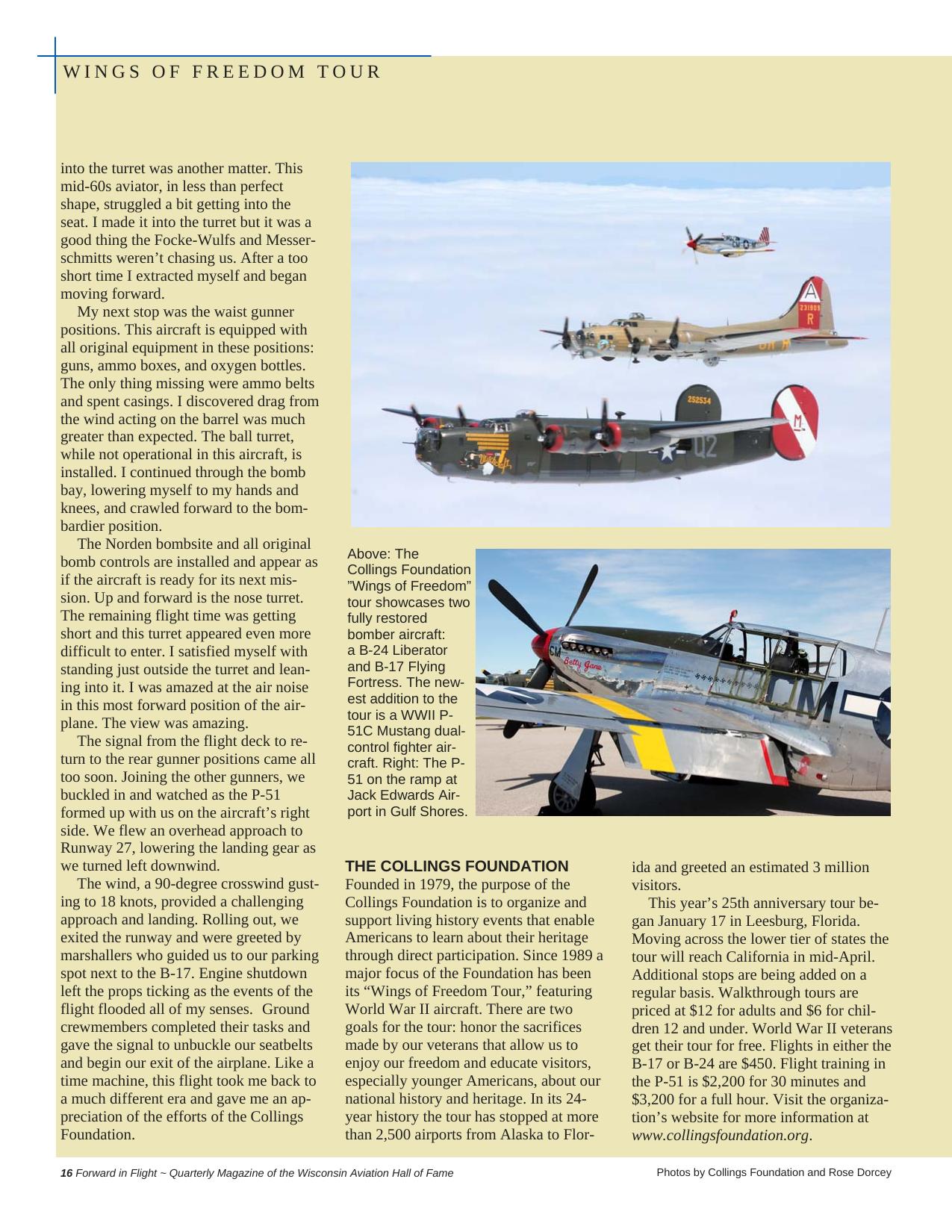 Forward in Flight - Spring 2014 -  Page18