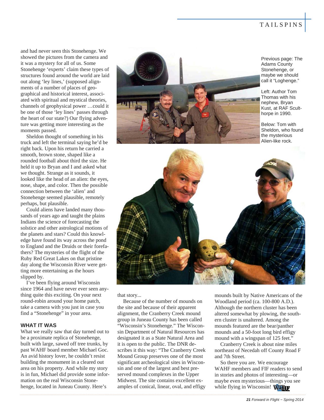 Forward in Flight - Spring 2014 -  Page23