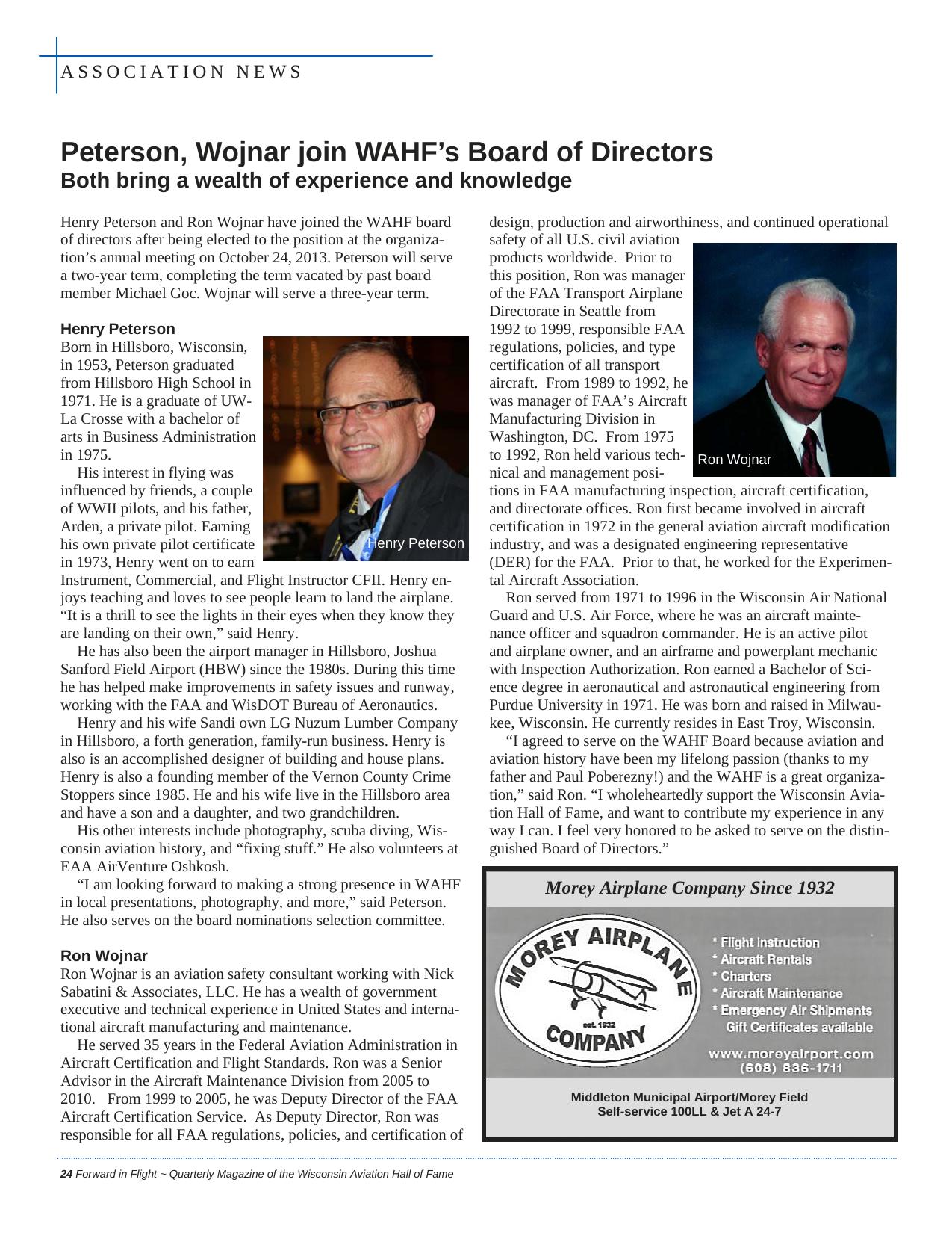 Forward in Flight - Spring 2014 -  Page26