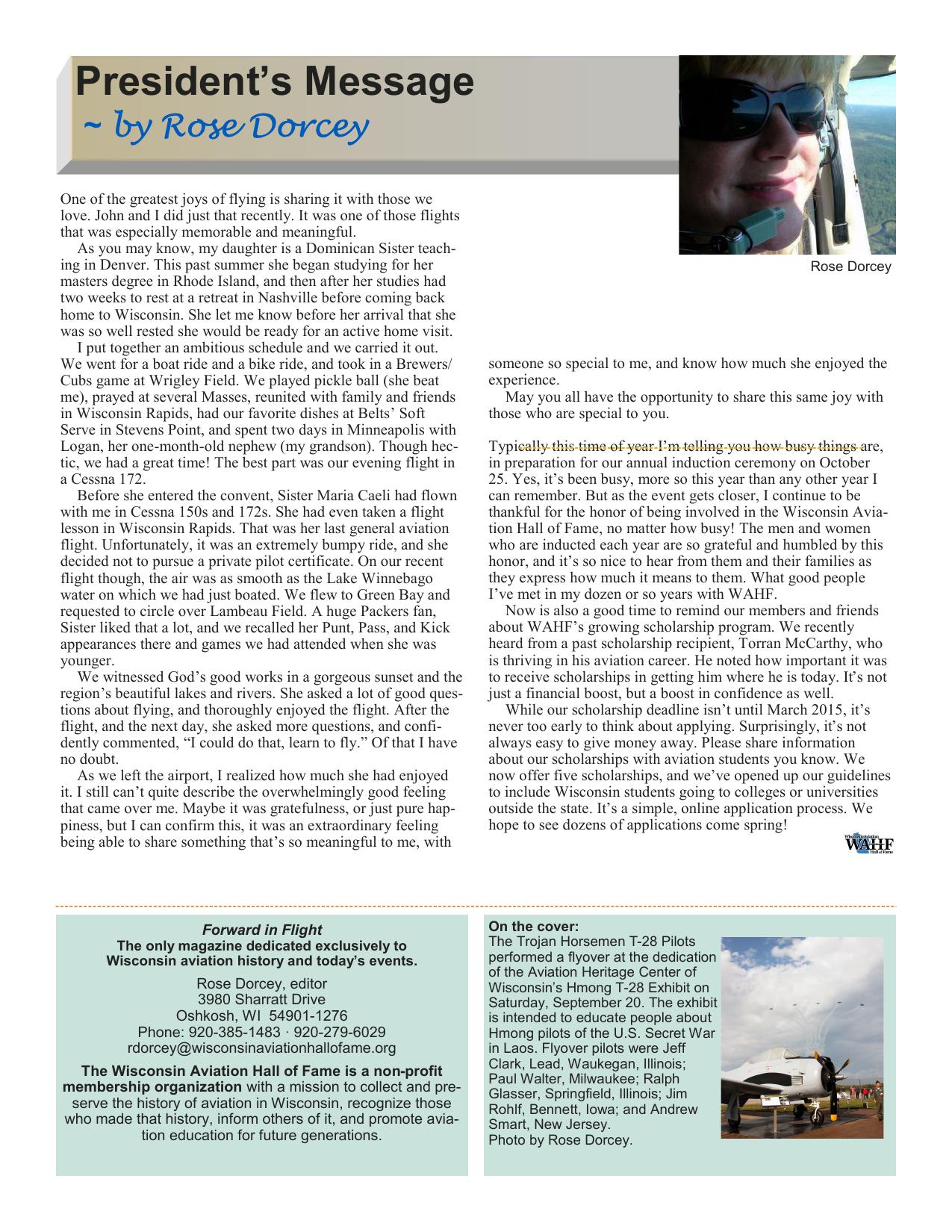 Forward in Flight - Fall 2014 -  Page3