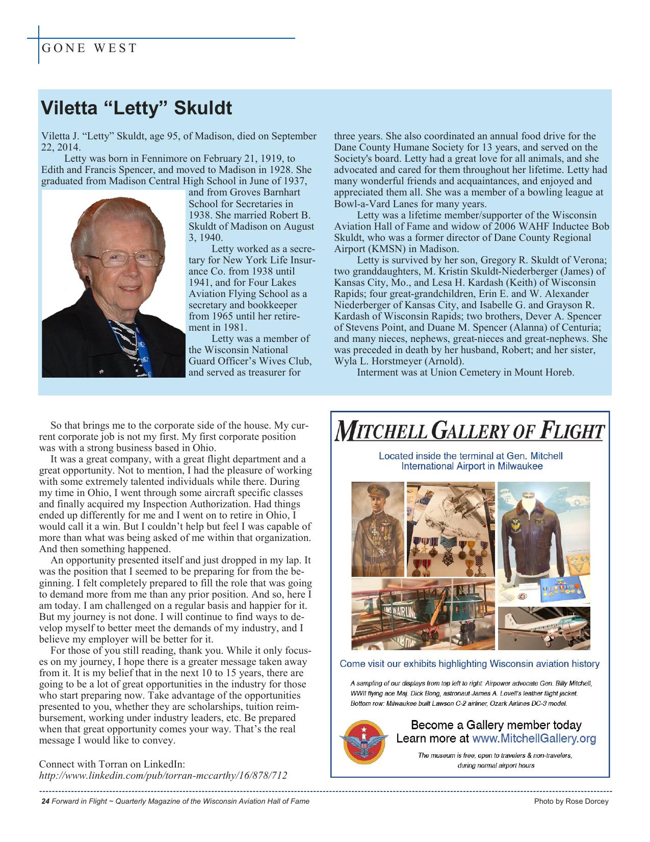 Forward in Flight - Fall 2014 -  Page26