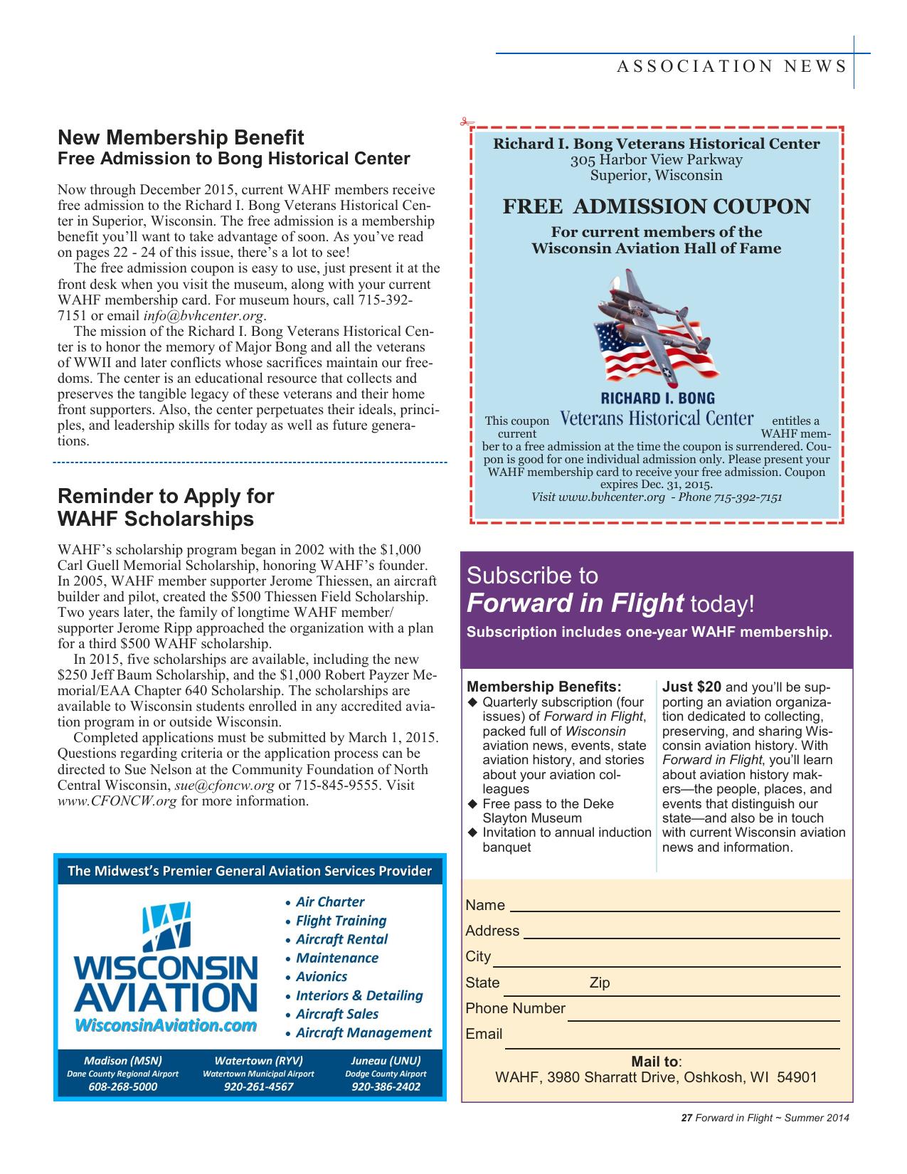 Forward in Flight - Fall 2014 -  Page29