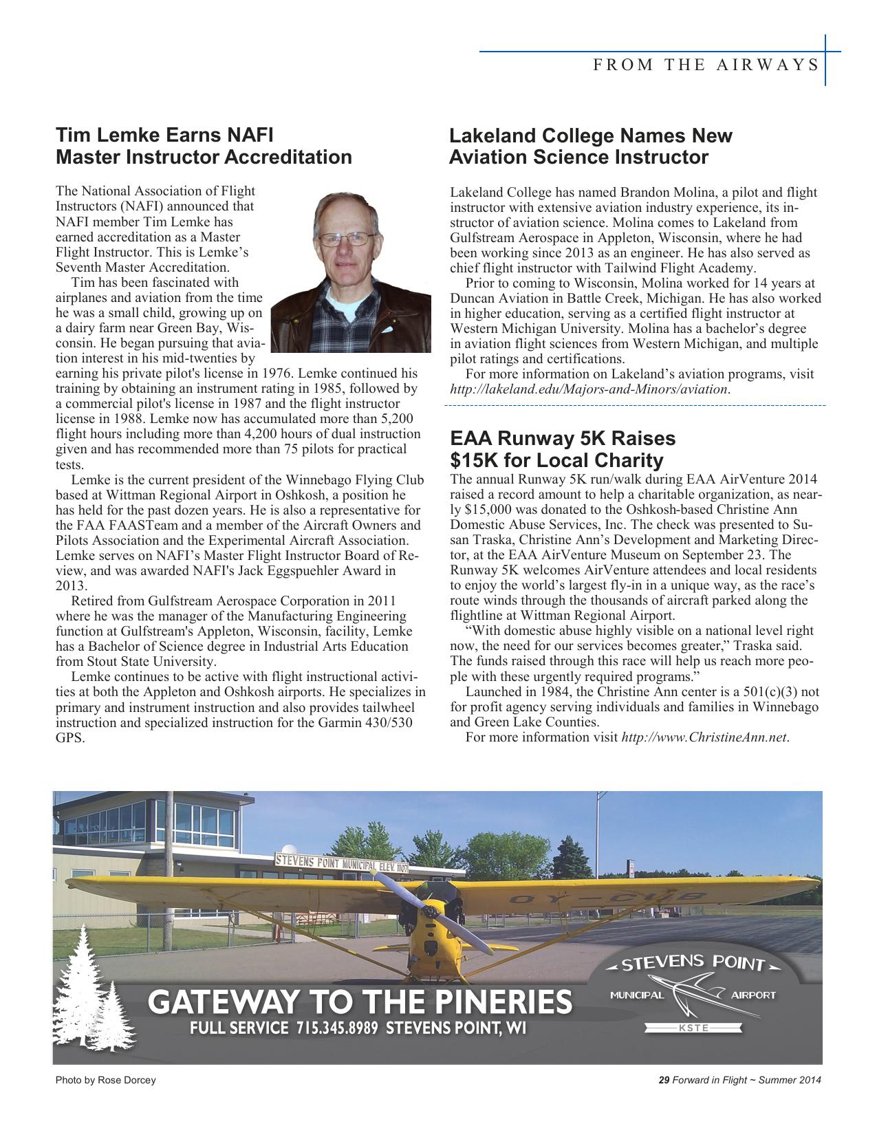 Forward in Flight - Fall 2014 -  Page31