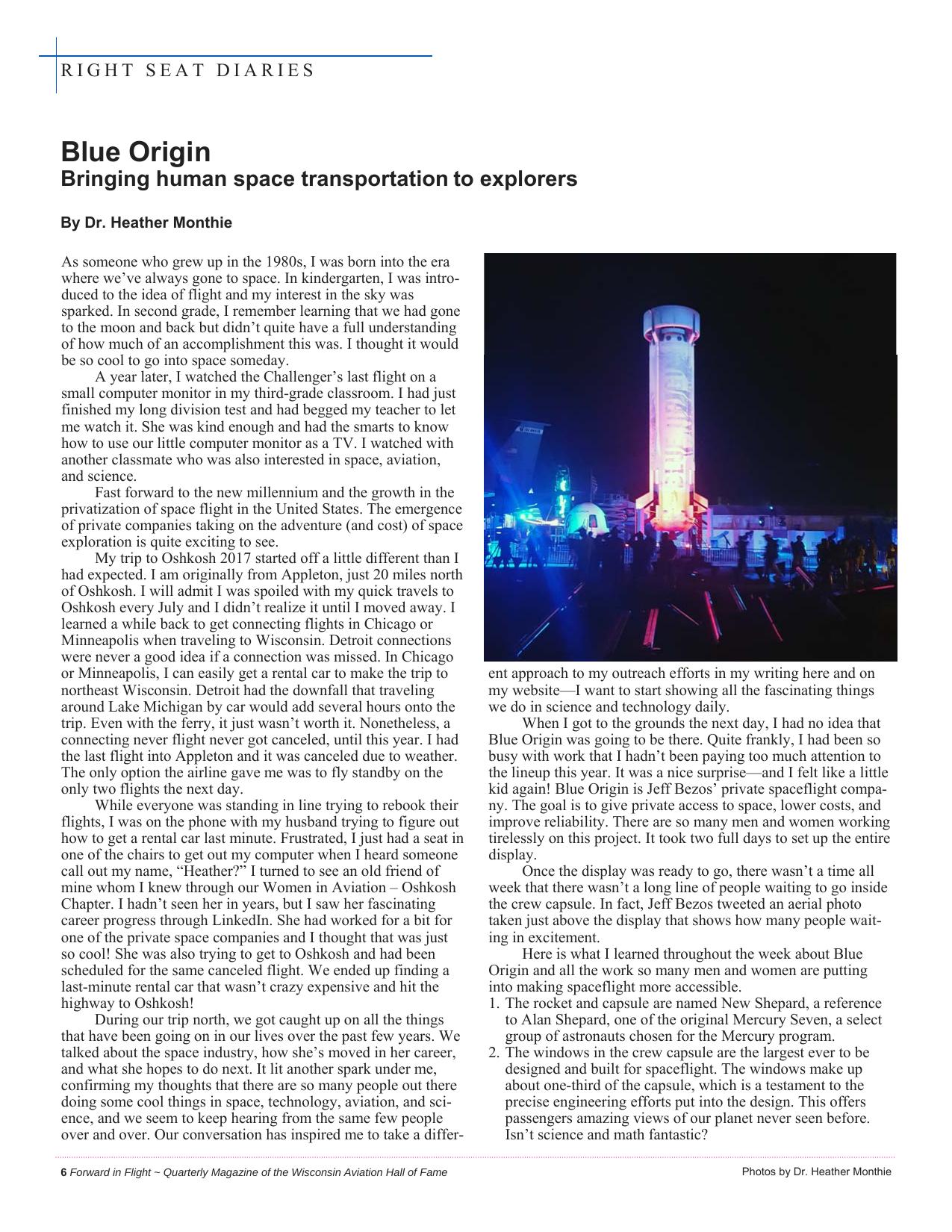 Forward in Flight - Fall 2017 -  Page8