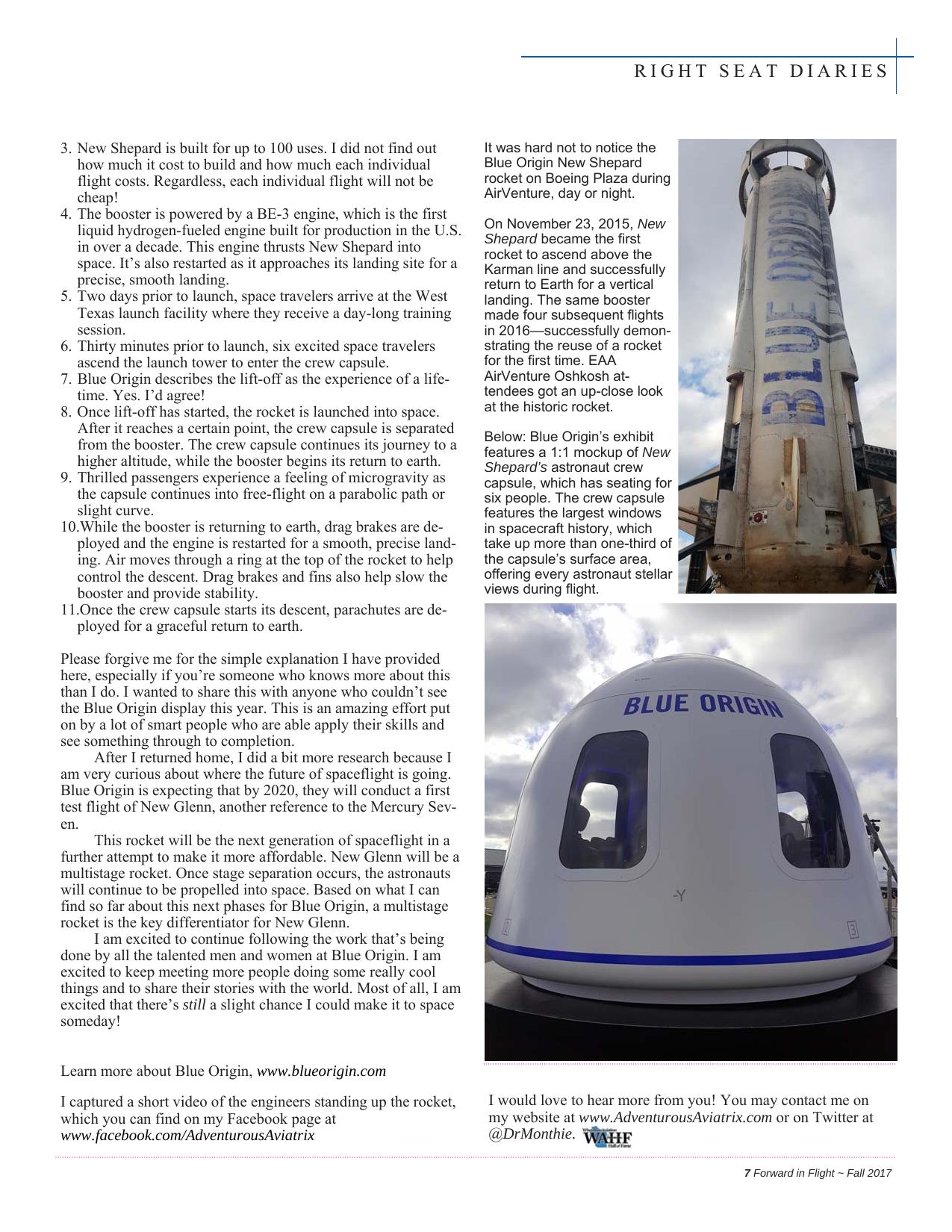 Forward in Flight - Fall 2017 -  Page9