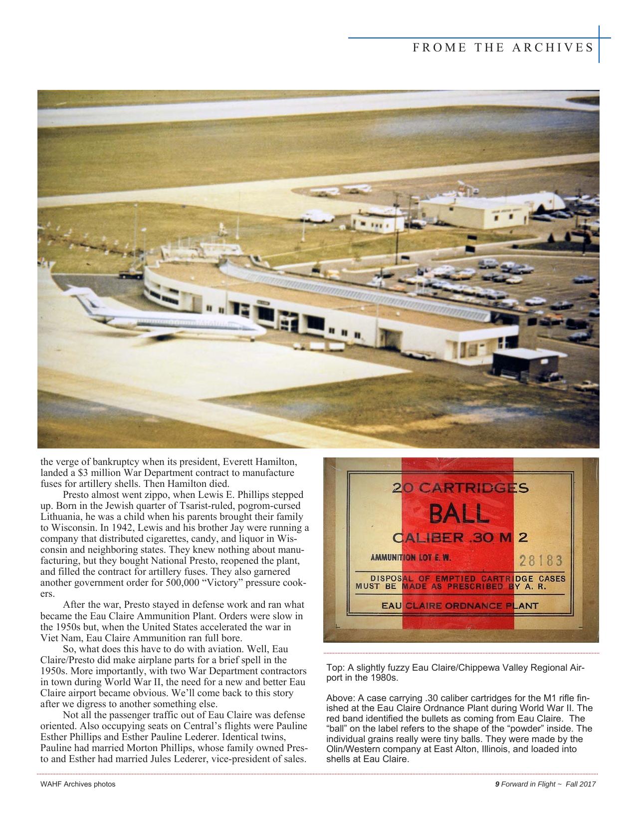 Forward in Flight - Fall 2017 -  Page11