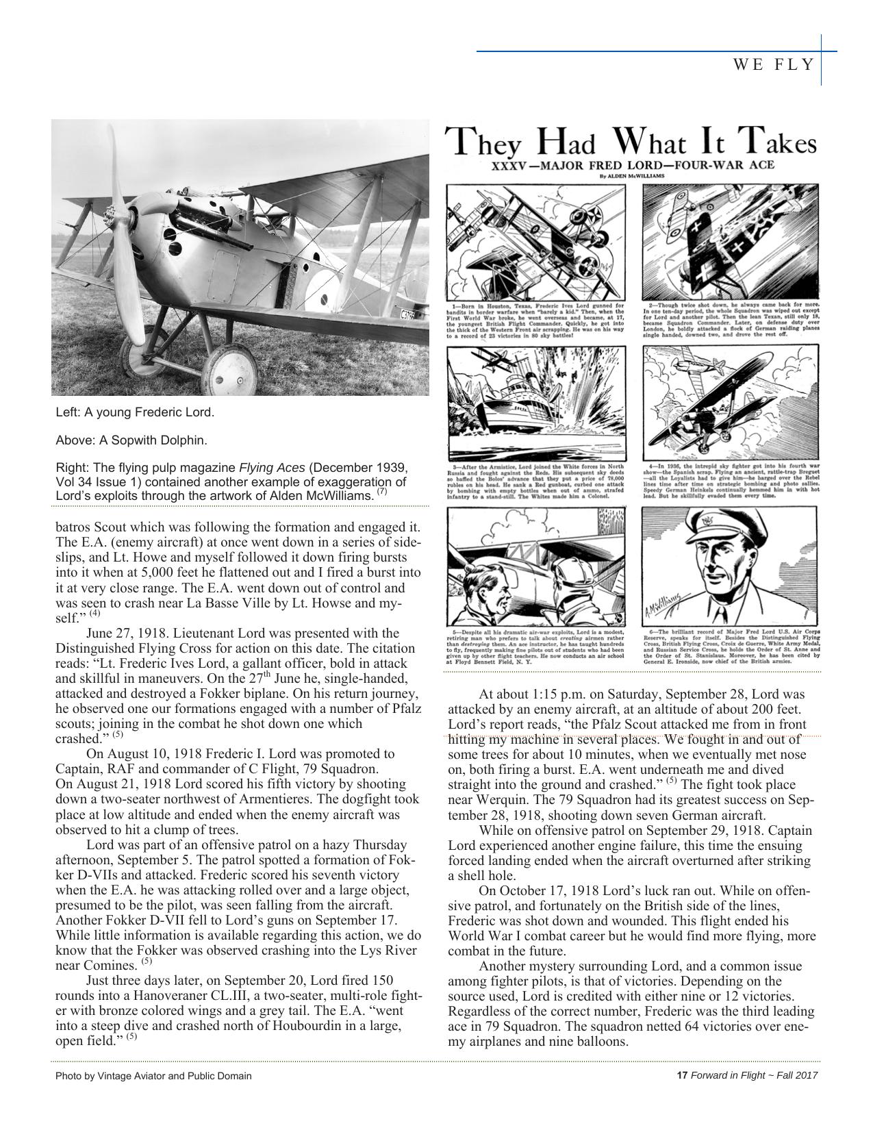 Forward in Flight - Fall 2017 -  Page19