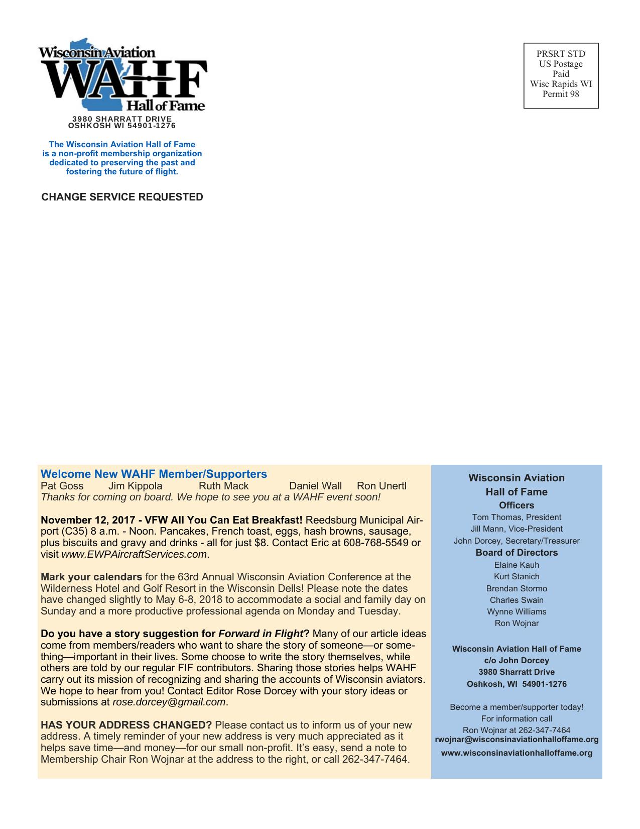 Forward in Flight - Fall 2017 -  Page28