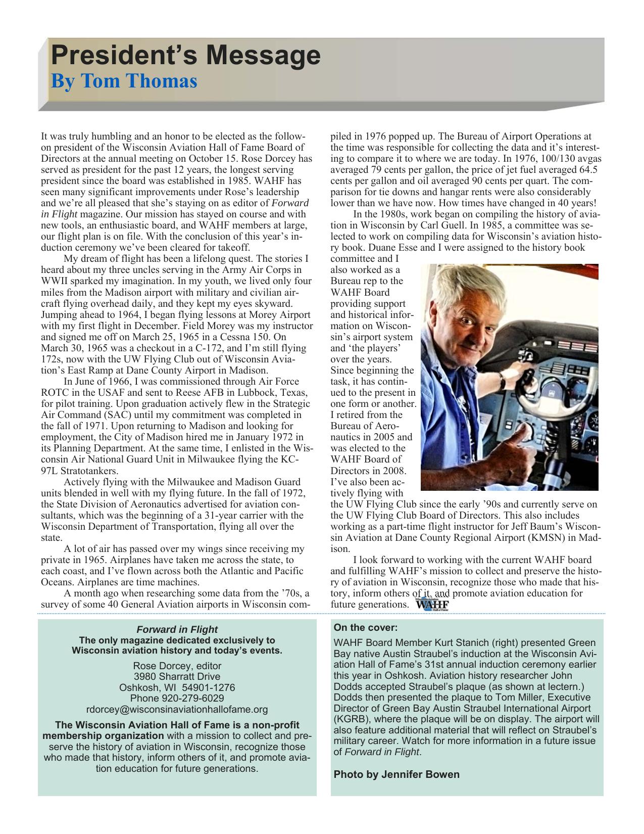 Forward in Flight - Winter 2016 -  Page3