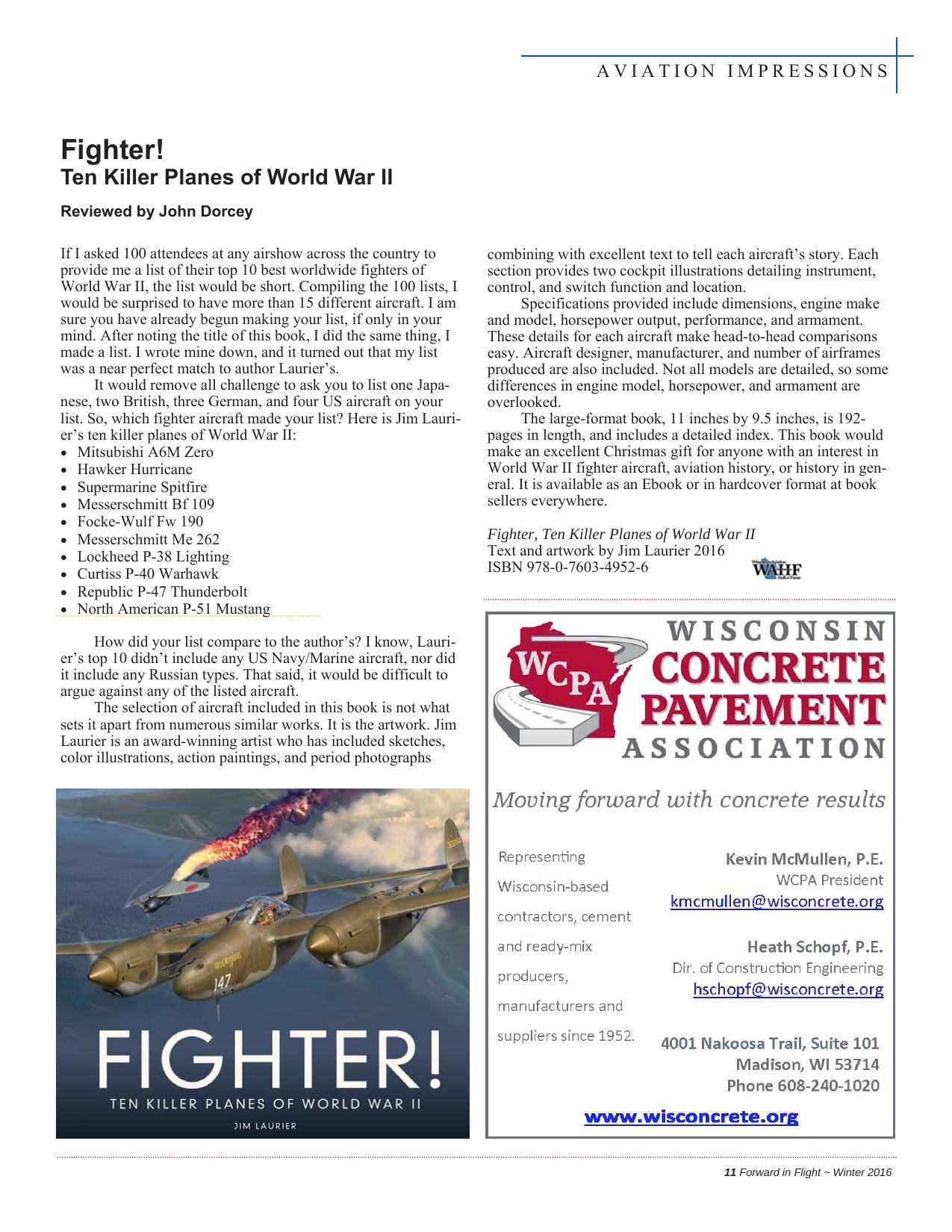 Forward in Flight - Winter 2016 -  Page13