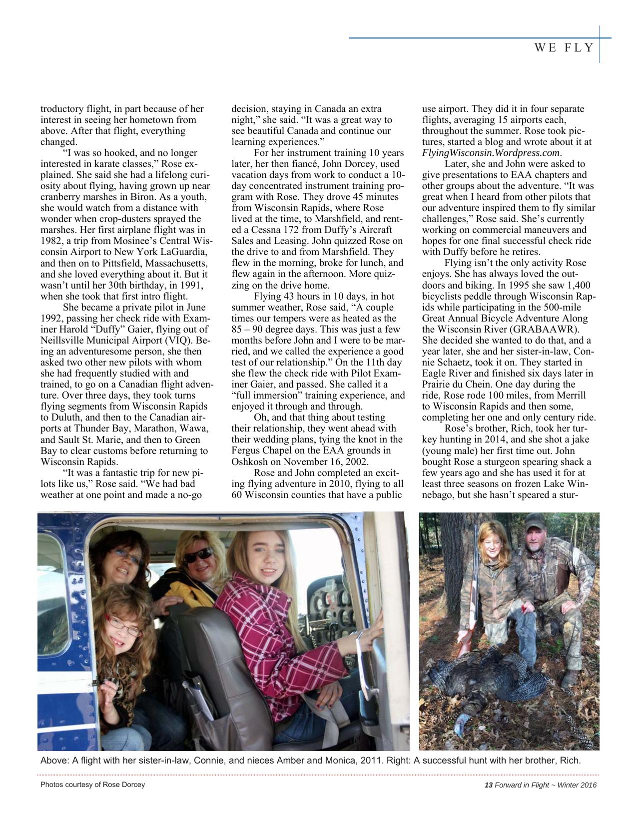 Forward in Flight - Winter 2016 -  Page15