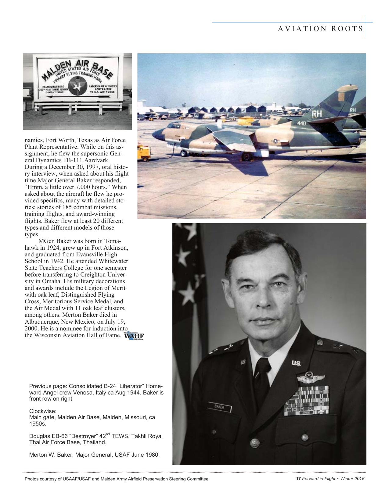 Forward in Flight - Winter 2016 -  Page19