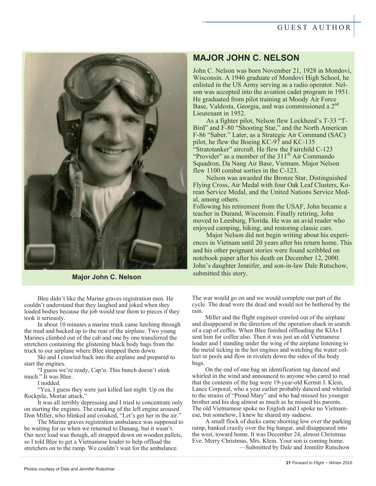 Forward in Flight - Winter 2016 -  Page23