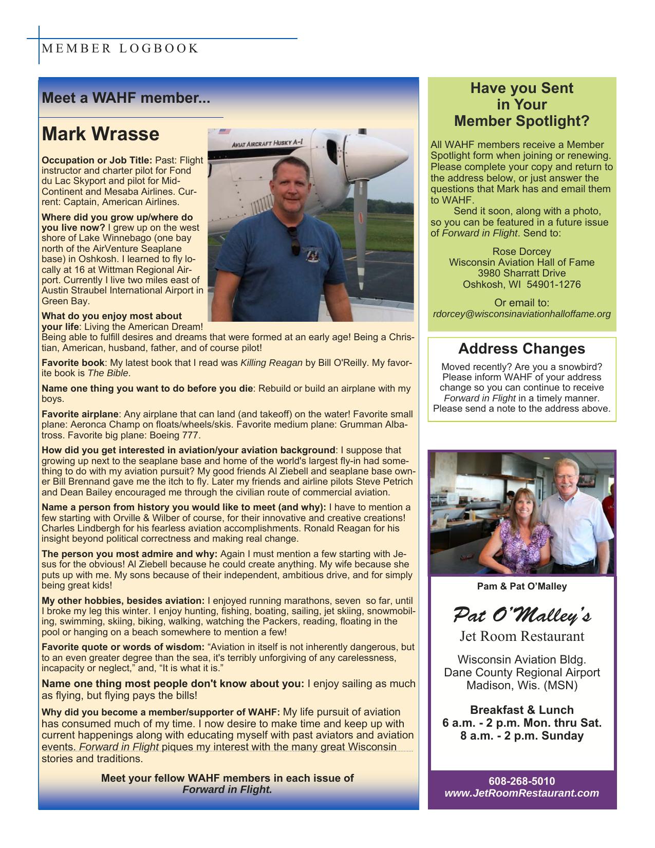 Forward in Flight - Winter 2016 -  Page30