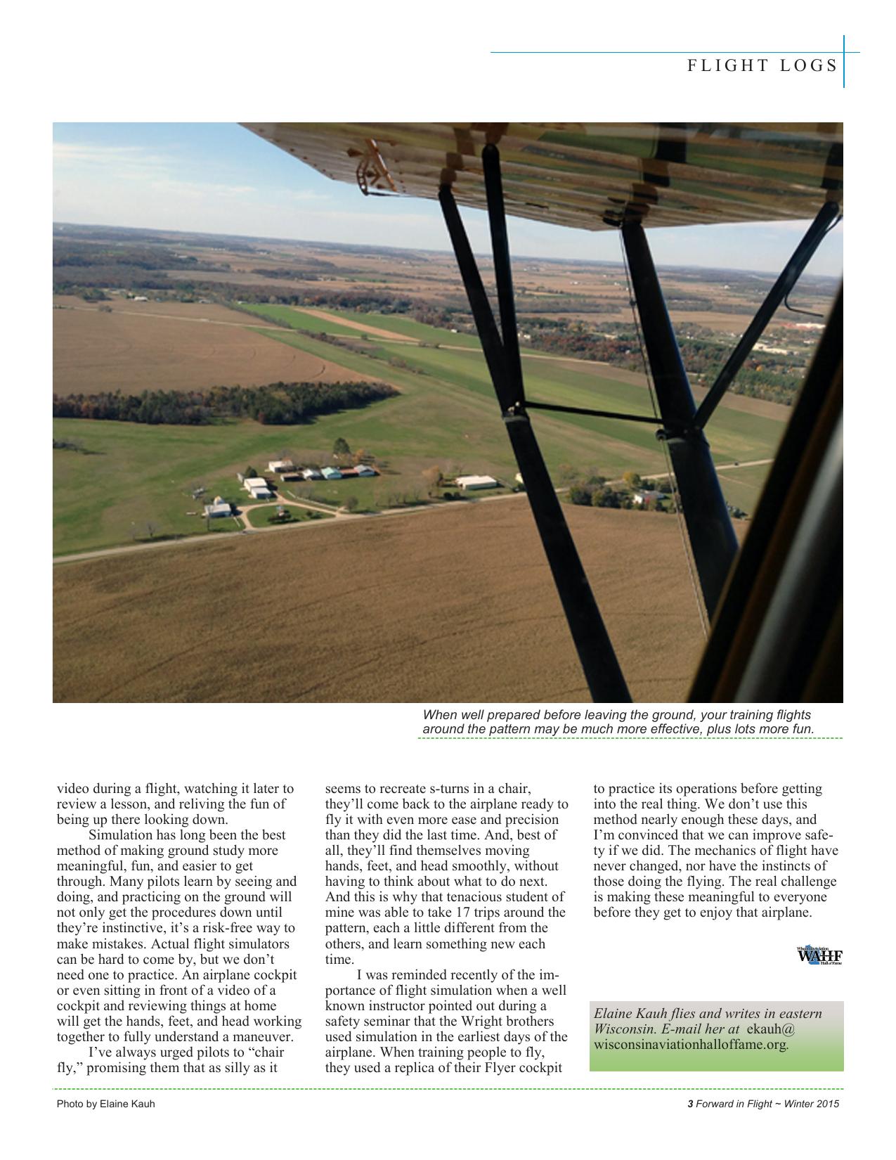 Forward in Flight - Winter 2015 -  Page5