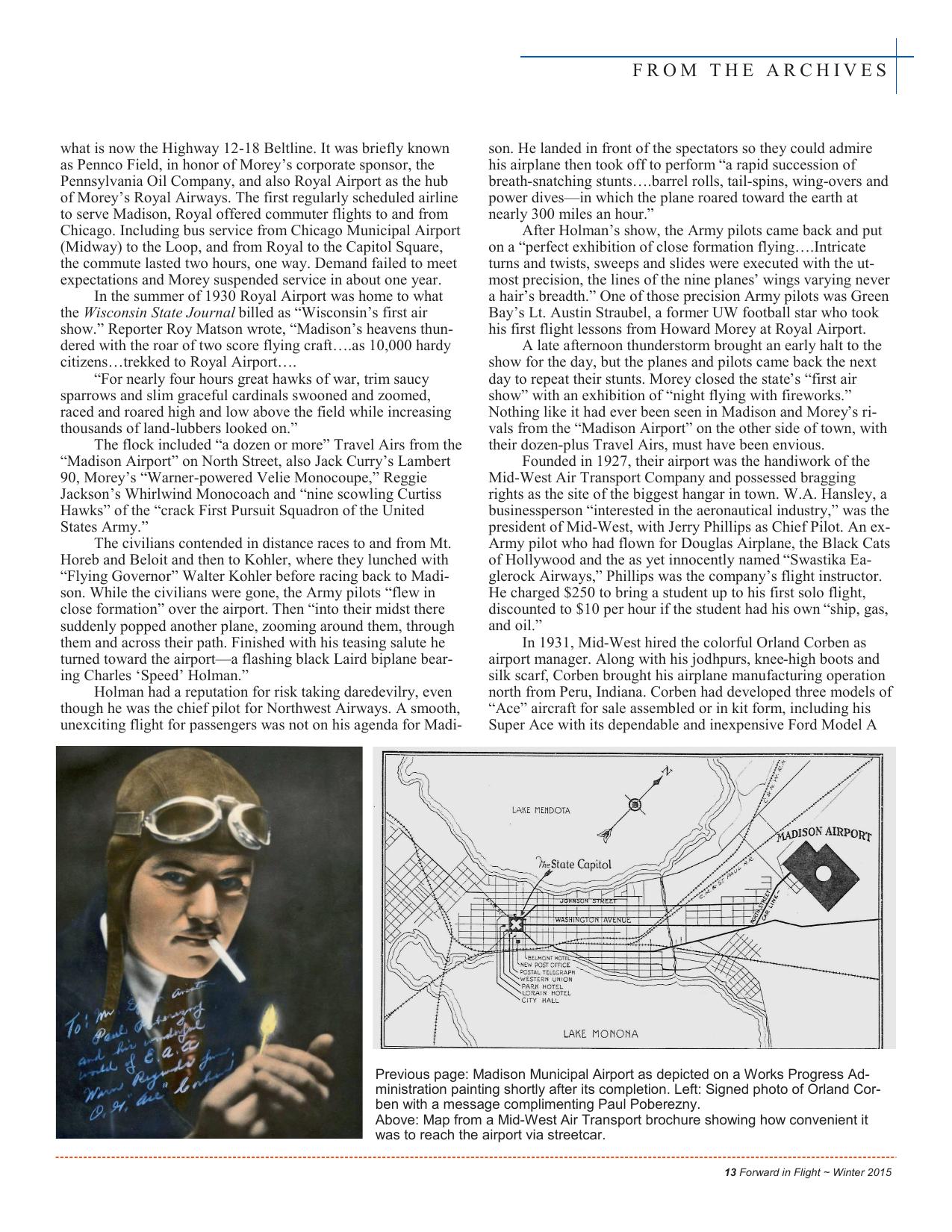 Forward in Flight - Winter 2015 -  Page15