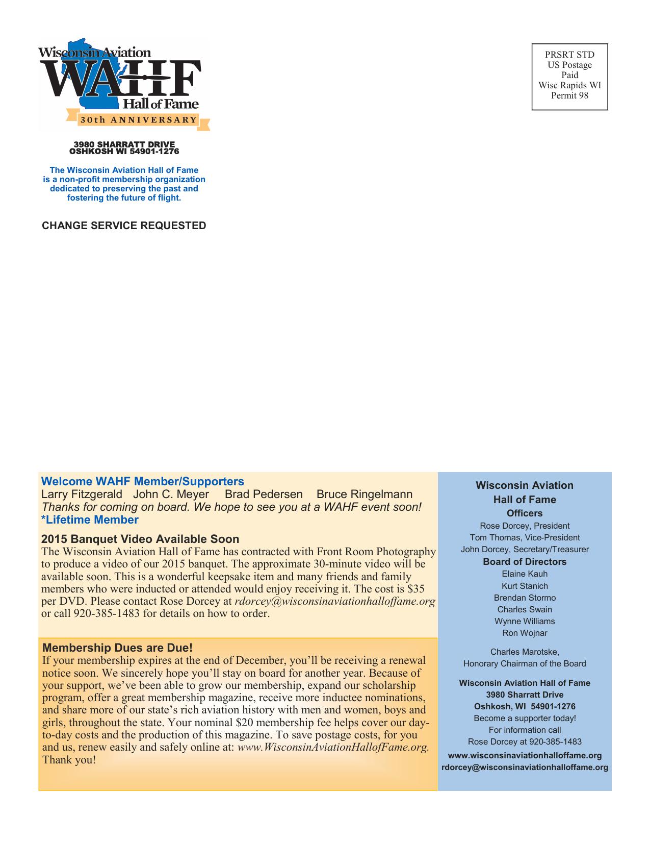 Forward in Flight - Winter 2015 -  Page28