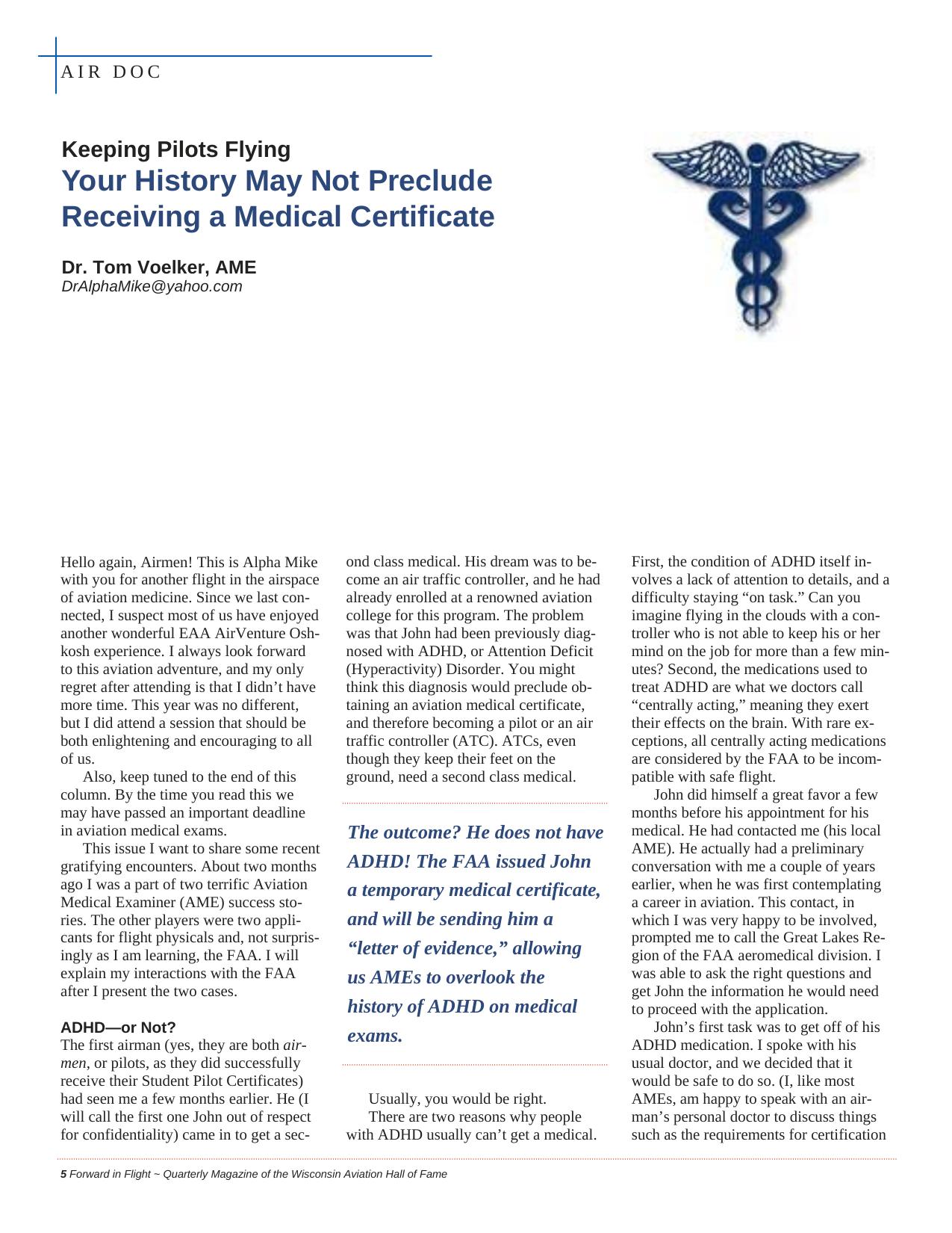 Forward in Flight - Fall 2012 -  Page6