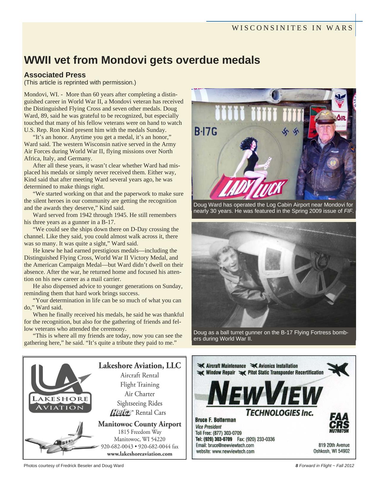 Forward in Flight - Fall 2012 -  Page9