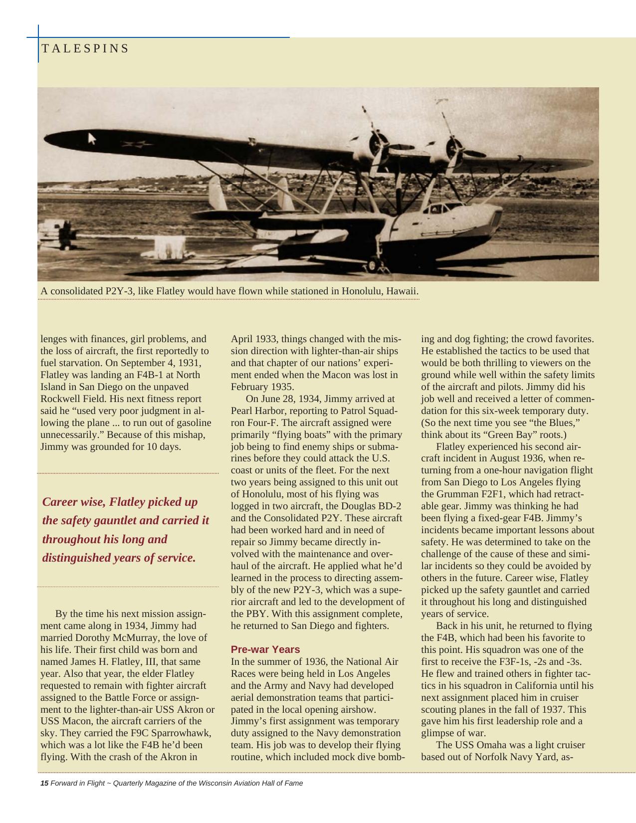 Forward in Flight - Fall 2012 -  Page16