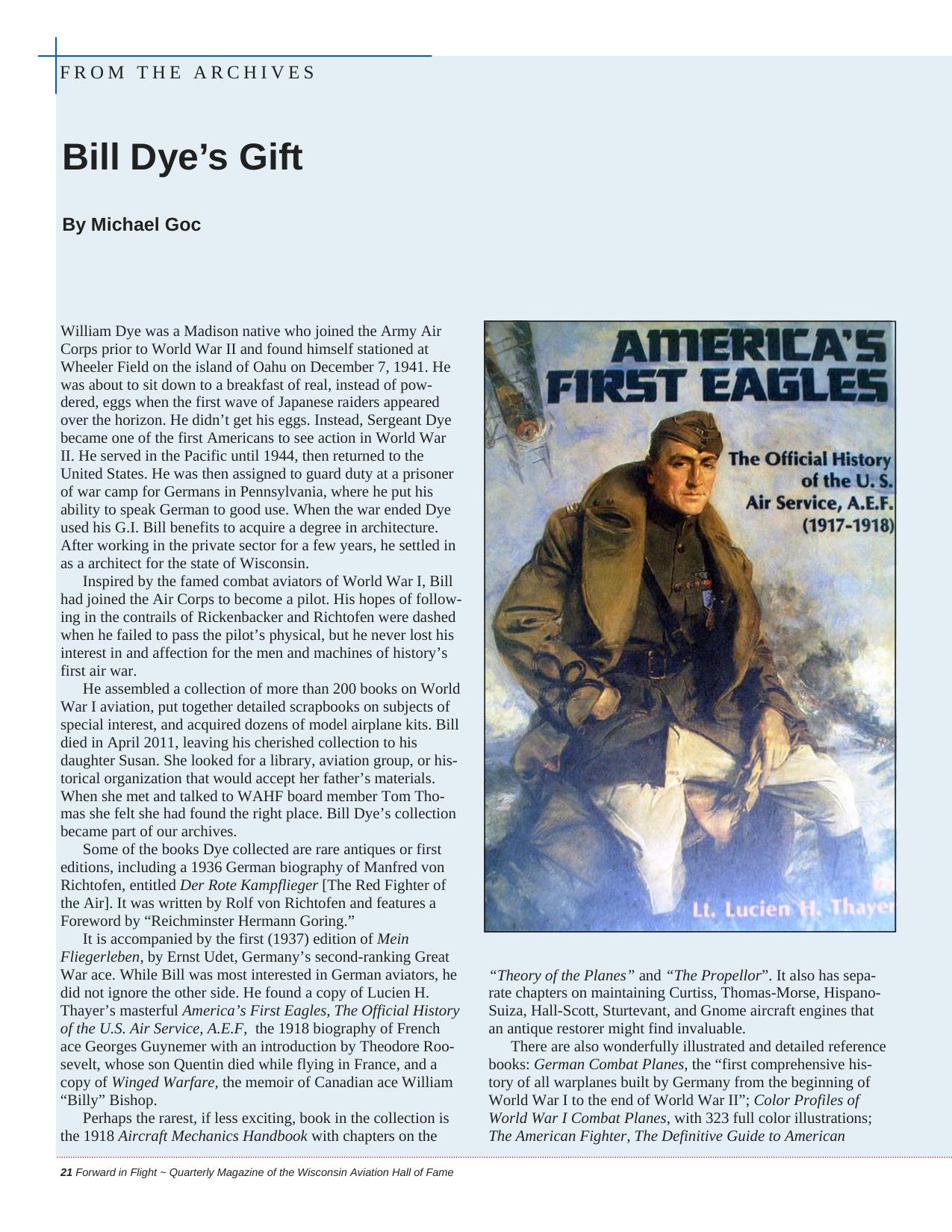 Forward in Flight - Fall 2012 -  Page22