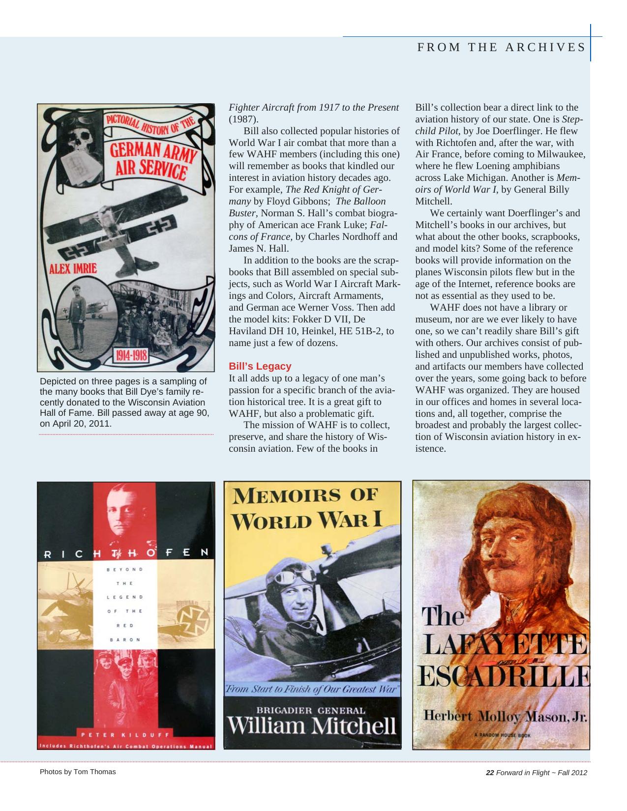 Forward in Flight - Fall 2012 -  Page23