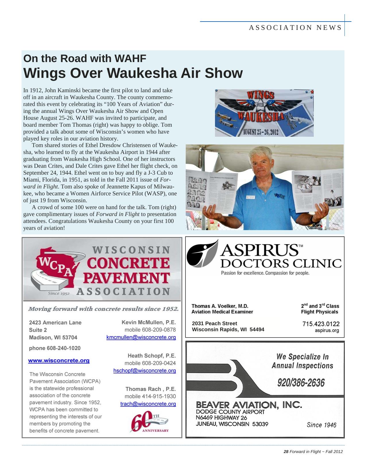 Forward in Flight - Fall 2012 -  Page29