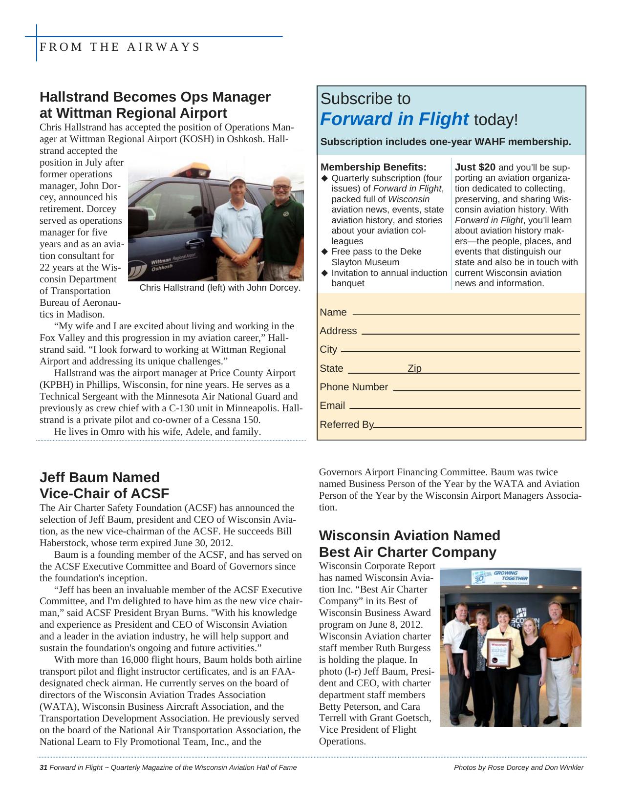 Forward in Flight - Fall 2012 -  Page32