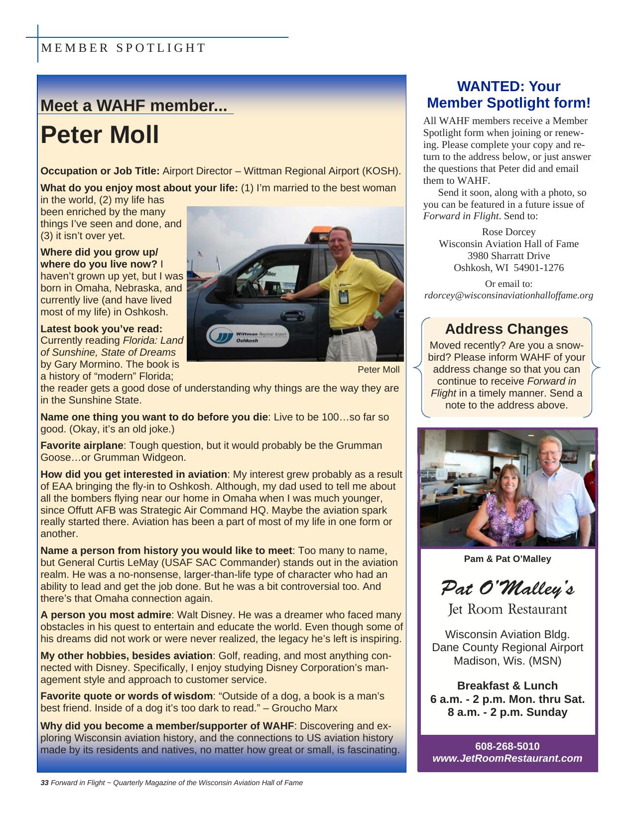 Forward in Flight - Fall 2012 -  Page34