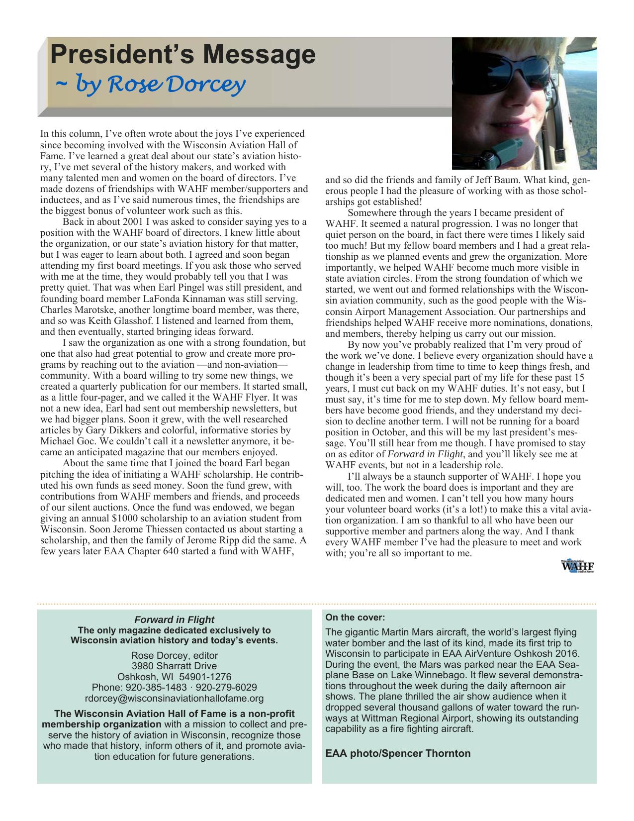 Forward in Flight - Fall 2016 -  Page3