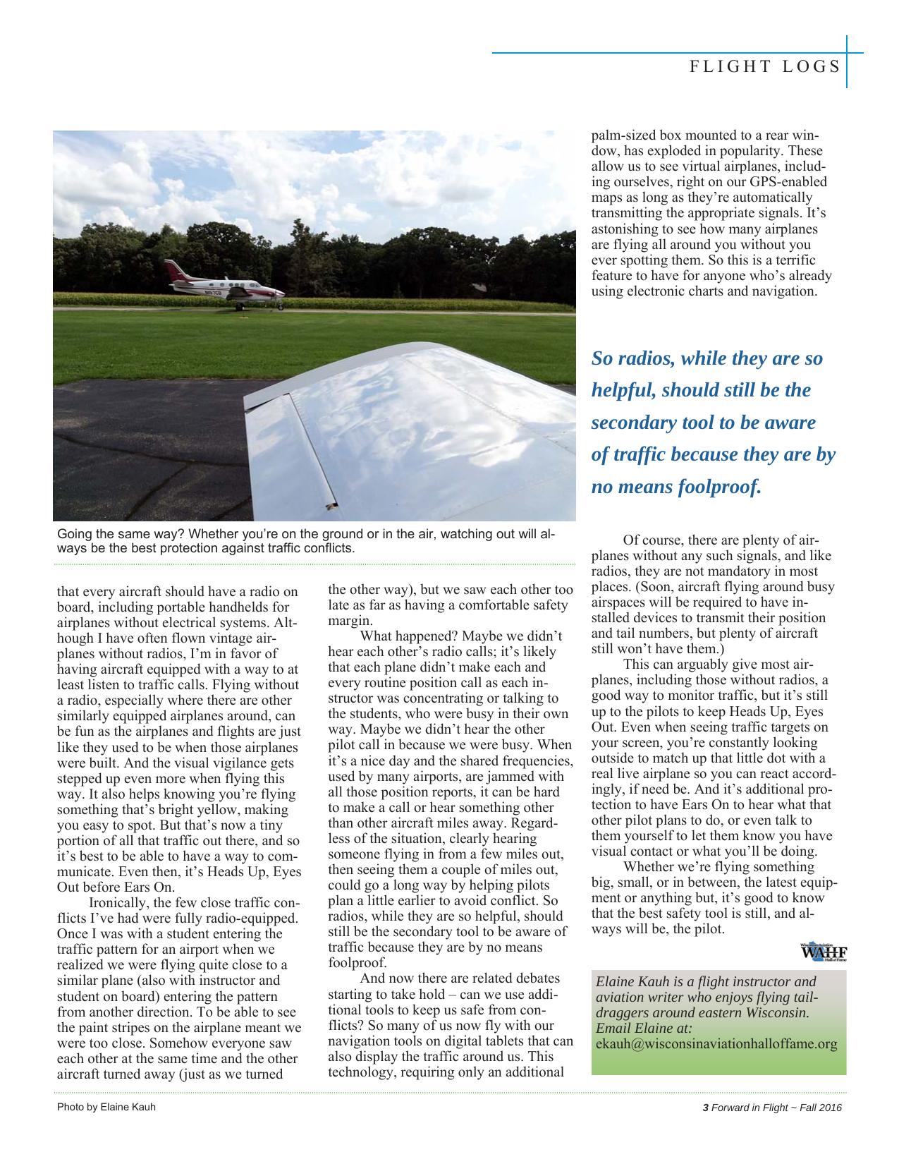 Forward in Flight - Fall 2016 -  Page5