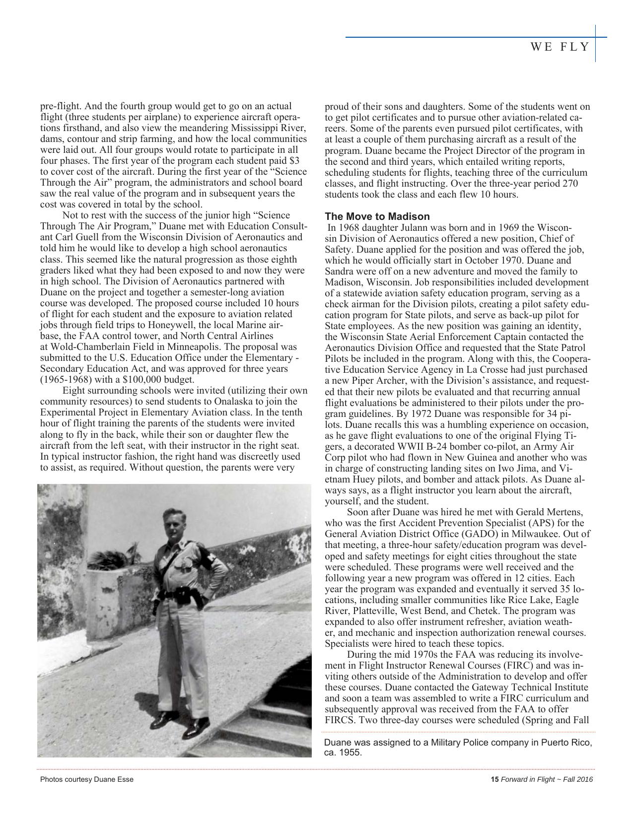 Forward in Flight - Fall 2016 -  Page17