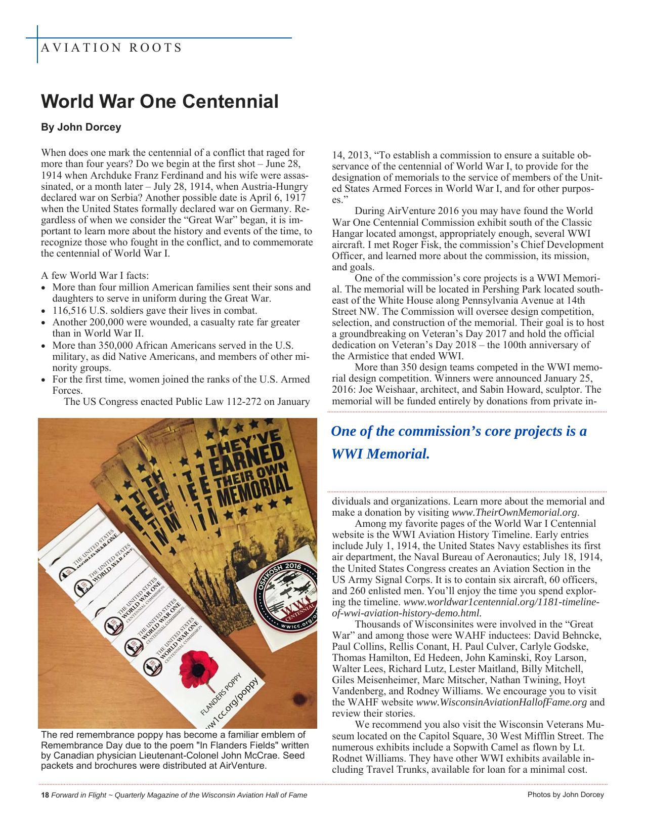 Forward in Flight - Fall 2016 -  Page20