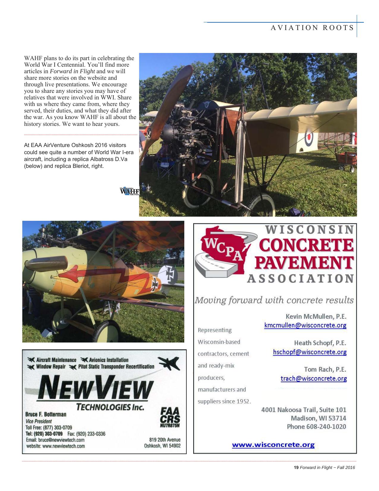 Forward in Flight - Fall 2016 -  Page21