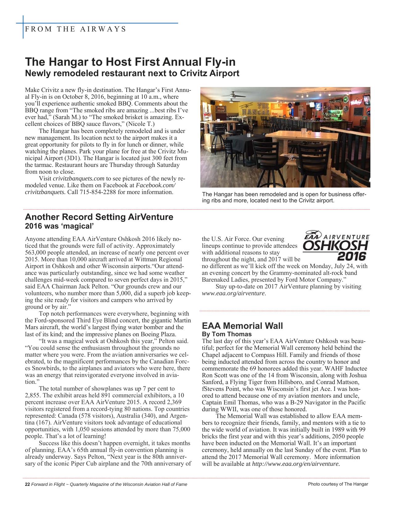 Forward in Flight - Fall 2016 -  Page24