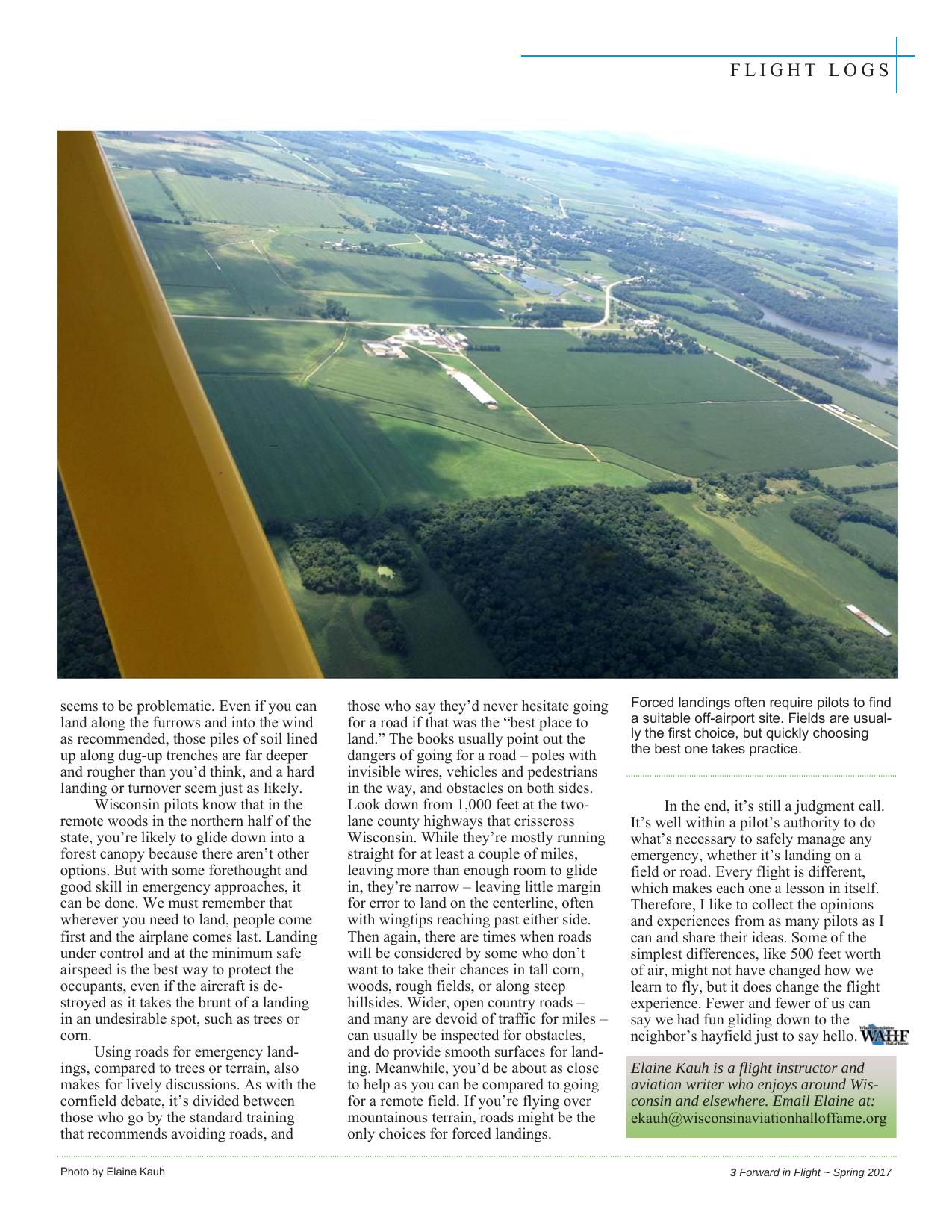 Forward in Flight - Spring 2017 -  Page5