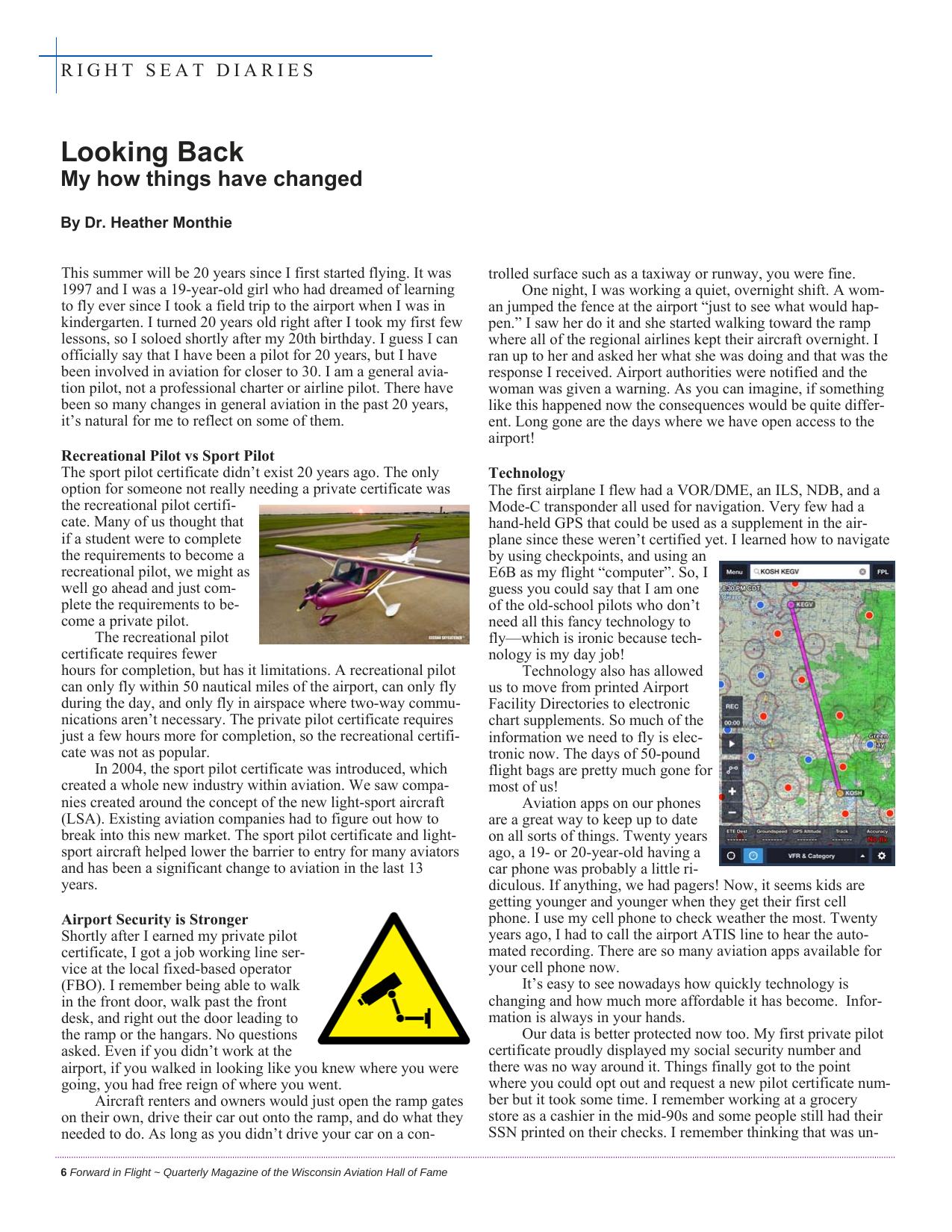 Forward in Flight - Spring 2017 -  Page8