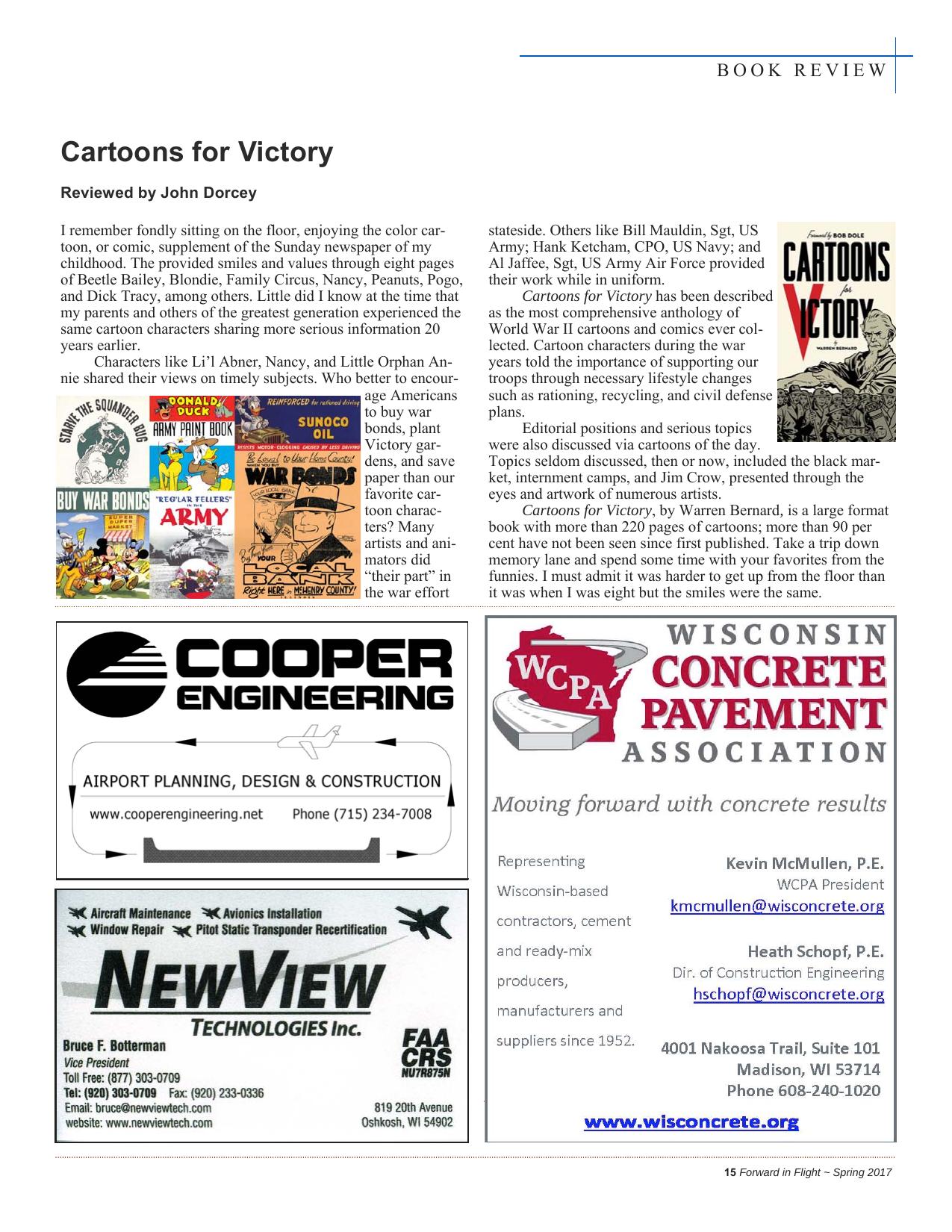 Forward in Flight - Spring 2017 -  Page17