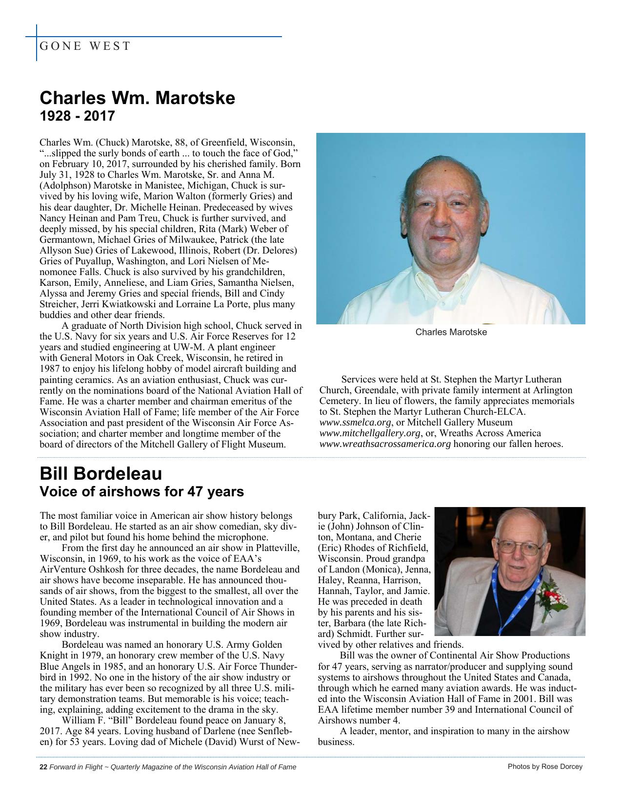 Forward in Flight - Spring 2017 -  Page24