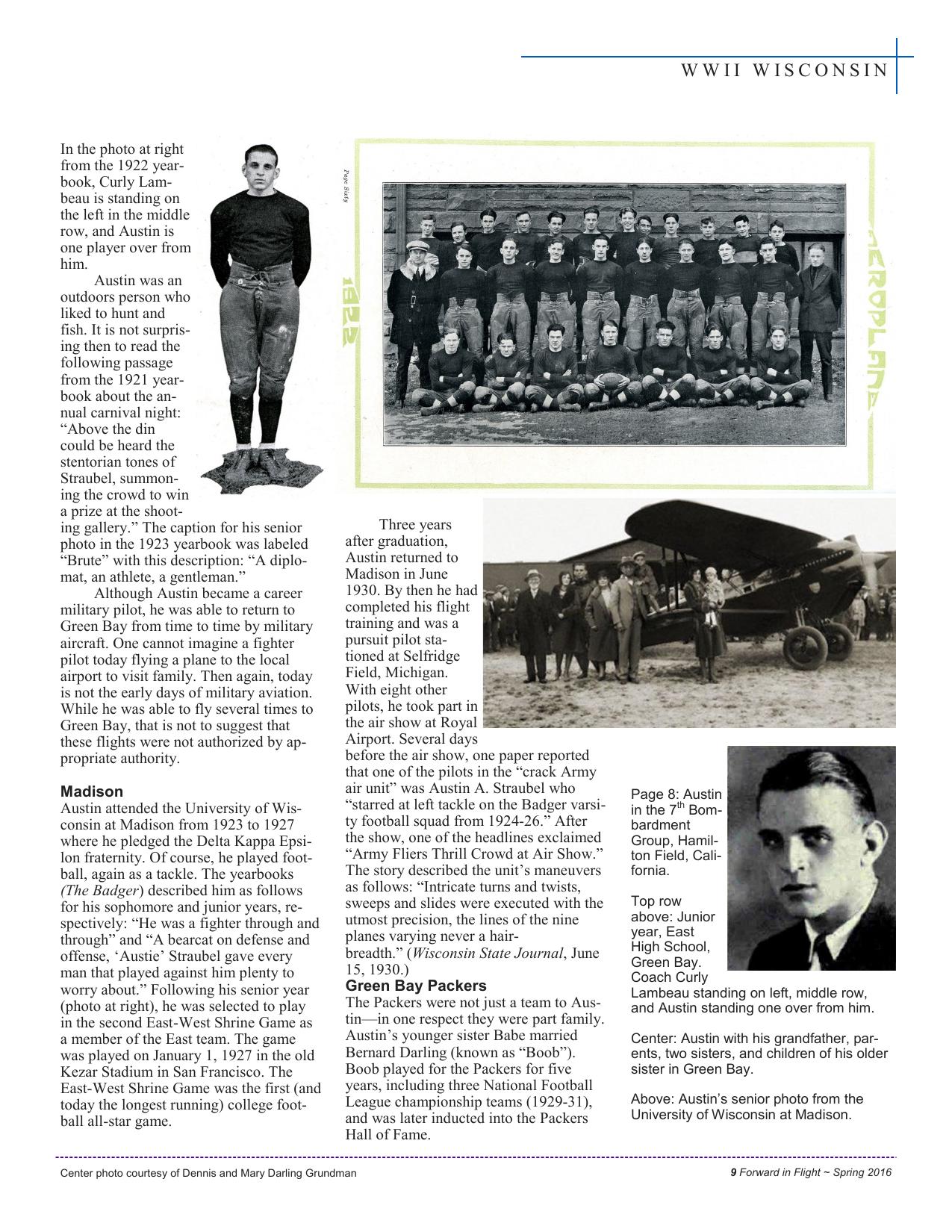 Forward in Flight - Spring 2016 -  Page11