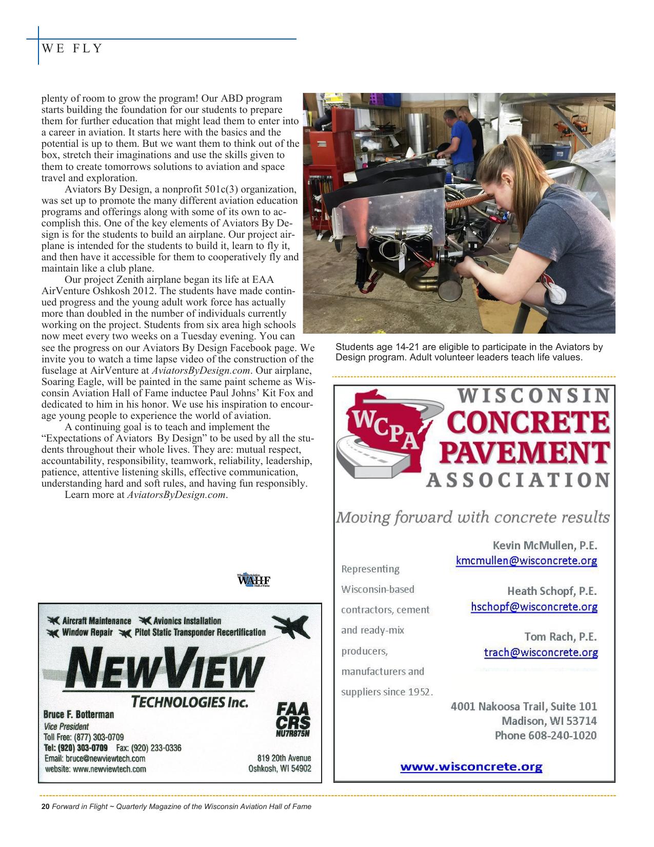 Forward in Flight - Spring 2016 -  Page22