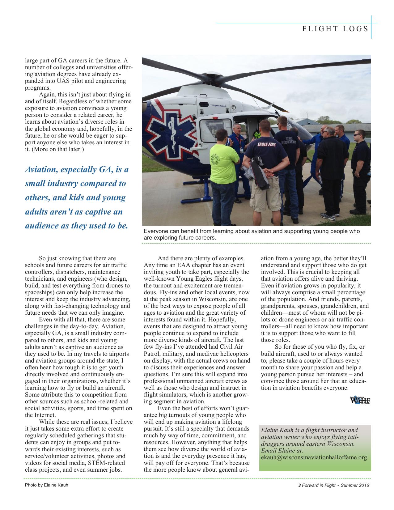 Forward in Flight - Summer 2016 -  Page5